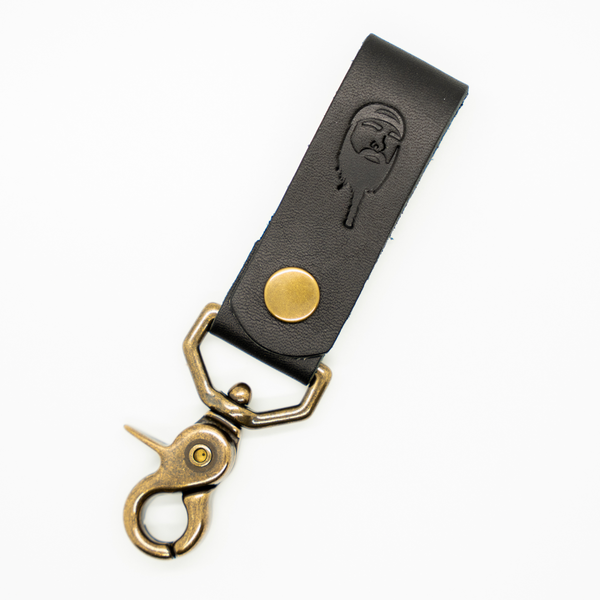 アクセサリー Angel99 Patent Leather Keychain - Black IATH Leather Snap Keychain - Black – IamTimHowley